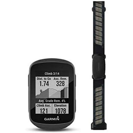 Garmin Edge 130 Plus con HRM-Dual, ciclocomputador GPS compacto con funciones de entrenamiento